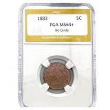 1883 Liberty Victory Nickel PGA MS64+ No Cents