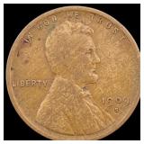 1909-S Lincoln Wheat Cent LIGHTLY CIRCULATED