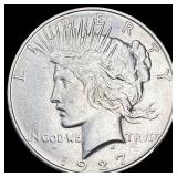 1927 Silver Peace Dollar CHOICE AU