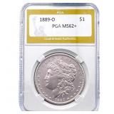 1889-O Morgan Silver Dollar PGA MS62+