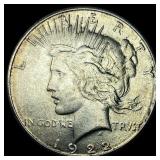 1922-S Silver Peace Dollar CLOSELY UNCIRCULATED