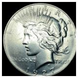 1927 Silver Peace Dollar CLOSELY UNCIRCULATED
