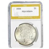 1926 Silver Peace Dollar PGA MS64+