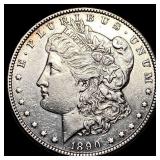 1890-CC Silver Morgan Dollar CLOSELY UNCIRCULATED