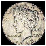 1935 Silver Peace Dollar CLOSELY UNCIRCULATED