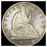 1859-S Seated Liberty Half Dollar CLOSELY  UNCIRC