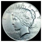 1926-S Silver Peace Dollar CLOSELY UNCIRCULATED