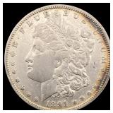 1891-O Silver Morgan Dollar NEARLY UNCIRCULATED