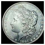 1881 Morgan Silver Dollar CLOSELY UNCIRCULATED