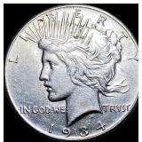 1934 Peace Silver Dollar CLOSELY UNCIRCULATED