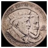 1924 Silver Huguenot Half Dollar NICELY  CIRCULAT