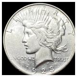 1923 Silver Peace Dollar CLOSELY UNCIRCULATED