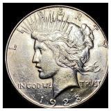 1928 Silver Peace Dollar CLOSELY UNCIRCULATED