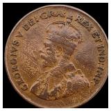 1922 Canada 1 Cent ABOUT UNCIRCULATED