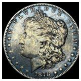 1878 Silver Morgan Dollar NEARLY UNCIRCULATED