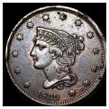 1839 Braided Hair Large Cent CHOICE AU
