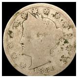 1886 Liberty Head Nickel (No Cents) NICELY CIRCULA