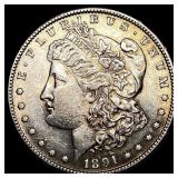 1891-S Silver Morgan Dollar CHOICE AU
