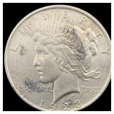 1923 Silver Peace Dollar CLOSELY UNCIRCULATED