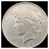 1923 Peace Silver Dollar CLOSELY UNCIRCULATED
