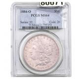 1884-O Morgan Silver Dollar PCGS MS64