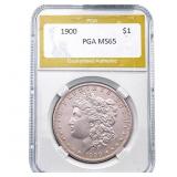 1900 Morgan Silver Dollar PGA MS65