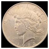 1923 Silver Peace Dollar CLOSELY UNCIRCULATED