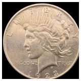 1923 Peace Silver Dollar CLOSELY UNCIRCULATED