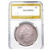 1879 Morgan Silver Dollar PGA MS64+
