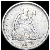 1875-S Silver Twenty Cent Piece NICELY  CIRCULATE