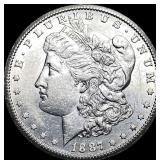 1887 Morgan Silver Dollar CLOSELY  UNCIRCULATED