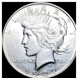 1927-D Peace Silver Dollar CLOSELY  UNCIRCULATED