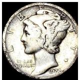 1927-D Silver Mercury Dime LIGHTLY CIRCULATED