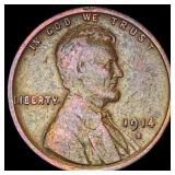 1914-D Lincoln Wheat Cent LIGHTLY CIRCULATED