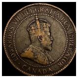 1907-H Canada Bronze 1 Cent LIGHTLY CIRCULATED