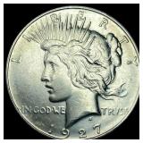 1927-S Silver Peace Dollar CLOSELY UNCIRCULATED