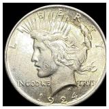 1924 Silver Peace Dollar UNCIRCULATED