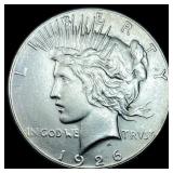 1926-S Silver Peace Dollar CLOSELY UNCIRCULATED