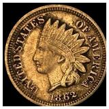 1862 Indian Head Cent NEARLY UNCIRCULATED