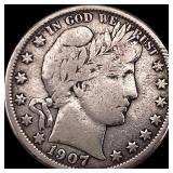 1907-O Silver Barber Half Dollar NICELY  CIRCULAT