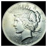 1927-S Silver Peace Dollar CLOSELY UNCIRCULATED
