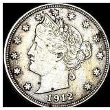 1912-D Liberty Head Nickel NEARLY  UNCIRCULATED