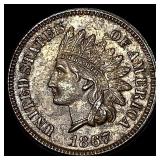 1867 Indian Head Cent CLOSELY UNCIRCULATED