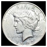 1923 Silver Peace Dollar CLOSELY UNCIRCULATED