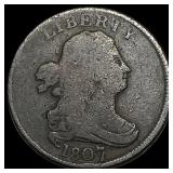 1807 Copper Half Cent Draped Bust NICELY CIRCULATE
