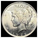 1922 Silver Peace Dollar UNCIRCULATED