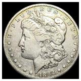 1892-O Silver Morgan Dollar ABOUT UNCIRCULATED