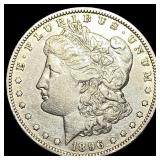1896-O Silver Morgan Dollar NEARLY UNCIRCULATED