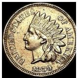 1859 Copper-Nickel Indian Head Cent CLOSELY  UNCI