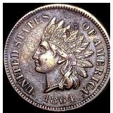 1864 L Indian Head Cent NEAR UNC